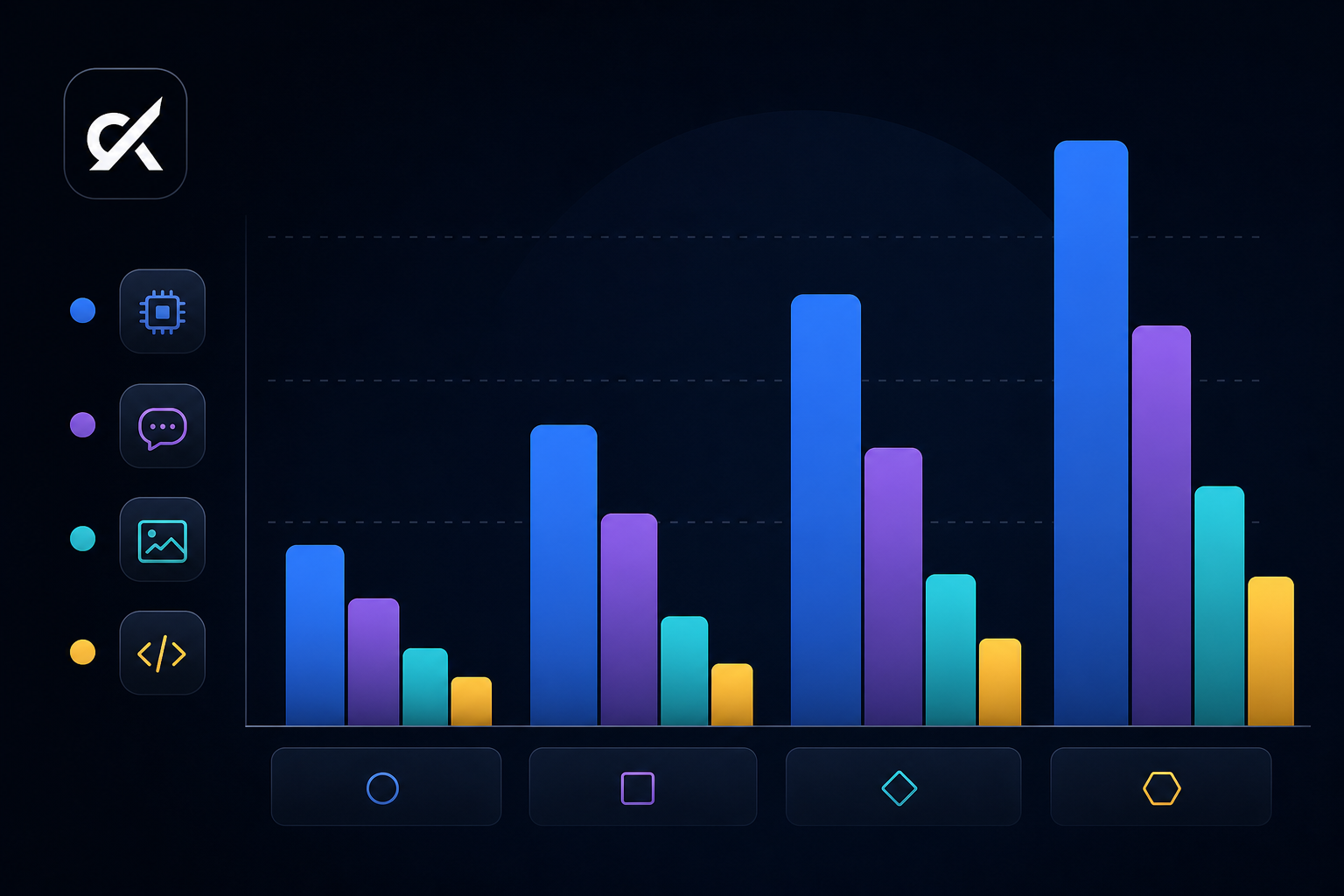 Grok API pricing statistics visualization